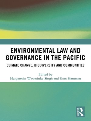 cover image of Environmental Law and Governance in the Pacific